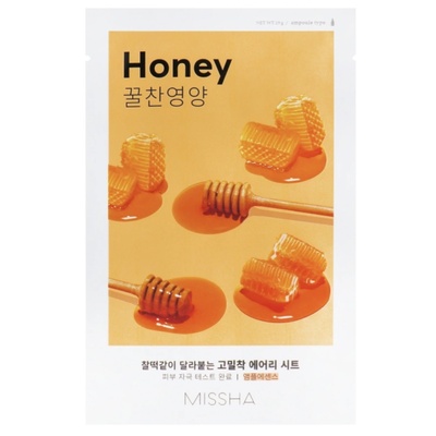 Missha Airy Fit Sheet Mask - Honey - Регенираща Текстилна Маска с Мед 19г