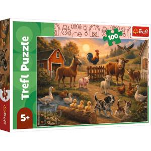 Trefl - Puzzle Countryside friends - 100 piese
