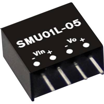 MEAN WELL SMU01N-12 DC / DC menič napätia 12 V/DC 1 W Počet výstupov: 1 x