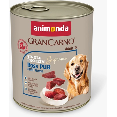 animonda GranCarno Adult Single Protein Supreme - konské 6 x 800 g