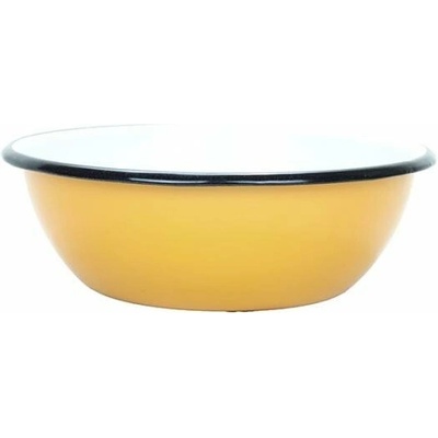 Novomoskovskaya posuda Smaltovaná miska 19 cm 1.5 l hořčicová 00000-0000441H
