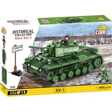 Cobi 2555 World War II Ruský ťažký tank Kliment Voroshilov KV-1