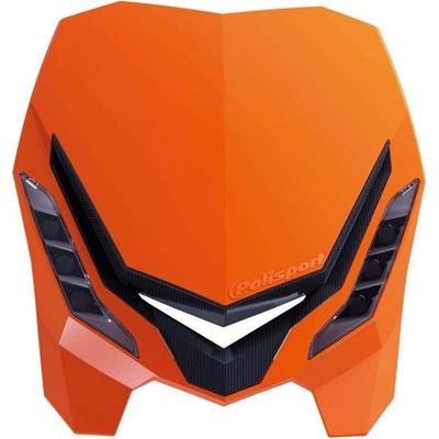 POLISPORT světlomet přední model E-BLAZE LED (žárovka LED) barva oranžová