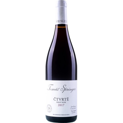 Jaroslav Springer Pinot noir Čtvrtě 2021 12,5% 0,75 l (holá láhev)