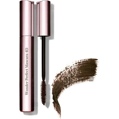 Clarins Eye Make-Up Wonder Perfect 4D objemová a predlžujúca riasenka 02 Perfect Brown 8 ml