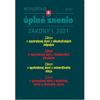 Aktualizácia I/8 2021 – daňové a účtovné zákony