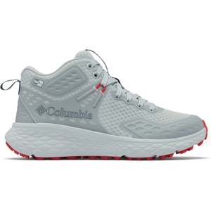 Columbia Дамски туристически обувки Columbia Women's Konos TRS Outdry Mid Walking boots - Grey Ice / Poppy Red - размер 37, 5 (EU) (119-0865-0514)
