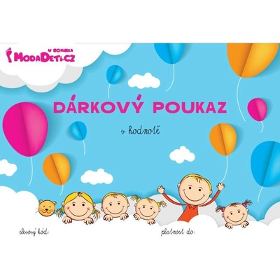 Dárkový poukaz 500 kč