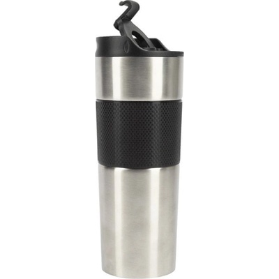 Bergner Termohrnček 460 ml nerez čierna