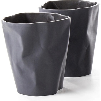 Ćmielów Design Studio Чаша с нестандартна форма Ćmielów голяма антрацит (0893860A2CD27)