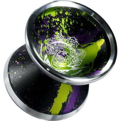 c3yoyodesign Vanitas Leo Chan signature yo-yo Splash zelená + fialová + černá