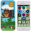 Interaktívne hračky Teddies Naučný mobilní telefon s krytem Moudré sovy
