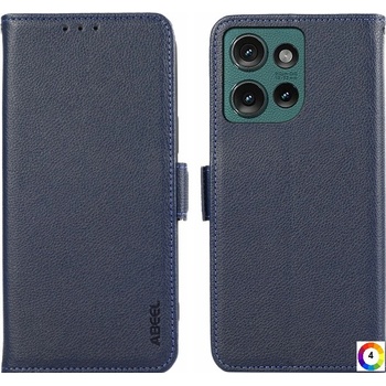 Motorola Edge 50 Neo 5G ABEEL Litchi Texture Wallet Калъф и Протектор
