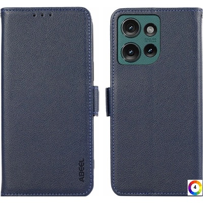 Motorola Edge 50 Neo 5G ABEEL Litchi Texture Wallet Калъф и Протектор