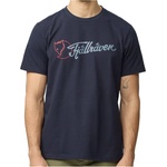 Fjällräven Мъжка тениска Fjällräven Archive Logo T-Shirt - Dark Navy (216-8186-0114)