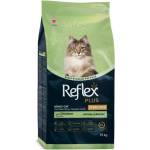 Lider Pet Food Reflex Plus Sterilised Chicken Adult Cat - Пълноценна храна за израснали, кастрирани котки от всички породи с пилешко 15 кг, Турция