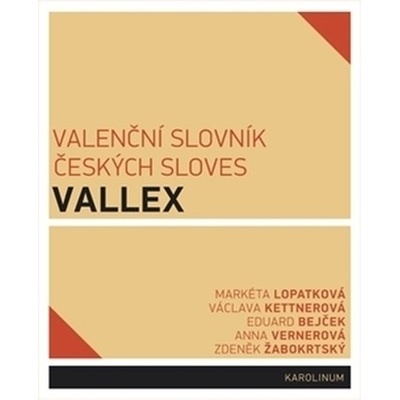 Valenční slovník českých sloves VALLEX