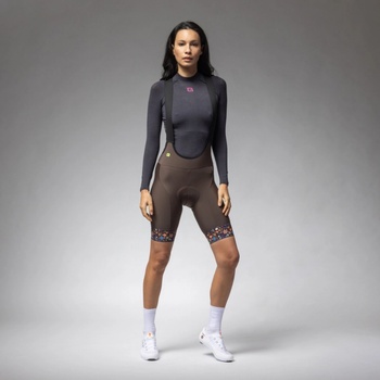 Alé krátké s laclem PR-E Hike hnědá