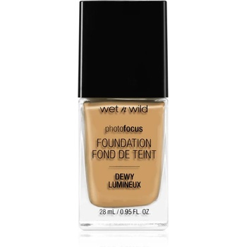 Wet n Wild Photo Focus лек хидратиращ фон дьо тен за озаряване на лицето цвят Desert Beige 28ml