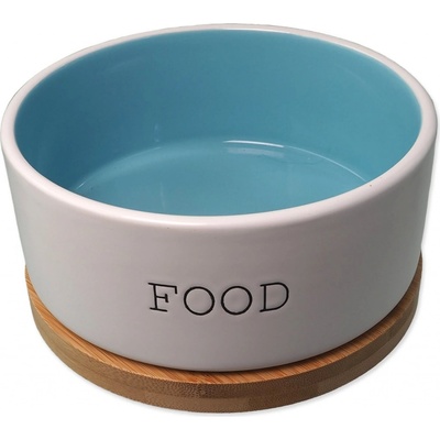 Miska DOG FANTASY keramická FOOD s podtáckom 16 x 6,5 cm 0,85 l