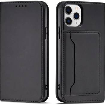 HQWear Калъф с отделение за карти Magnet Card Case за iPhone 12 Pro Max, черен (KXG0031262)