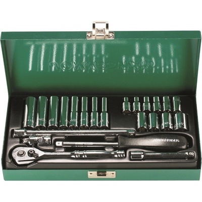 JONNESWAY S05H2223S Gola sada 1/4", 6hranné palcové hlavice, 23 kusů