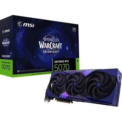 MSI GeForce RTX 5070 12G World of Warcraft Midnight Void Edition OC 12G