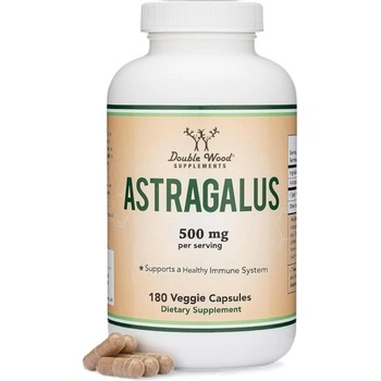 Double Wood Supplements Astragalus 500 mg [180 капсули]