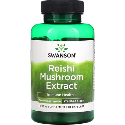 Swanson Reishi Mushroom Extract 500 mg 90 kapslí