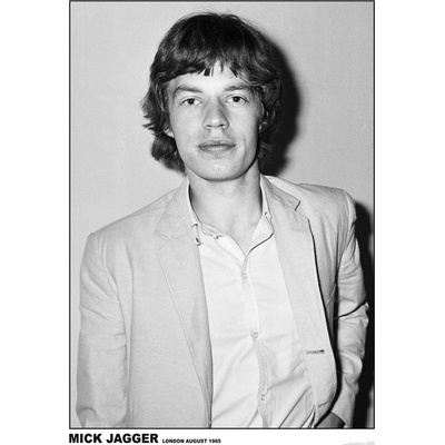 Plagát, Obraz - Mick Jagger - Rediffusion TV Studio, Wembley, London 27th August 1965, 59.4 × 84.1 cm