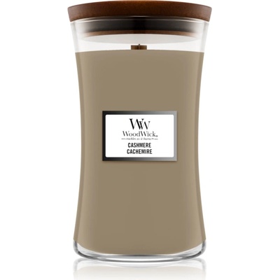 WoodWick Cashmere ароматна свещ с дървен фитил 609, 5 гр