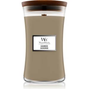 WoodWick Cashmere ароматна свещ с дървен фитил 609.5 гр