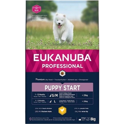 Eukanuba Professional Puppy Start pre šteňatá všetkých plemien 8 kg