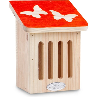 Esschert Design domeček pro motýle Diapozitiv 15x12x20cm žlutá