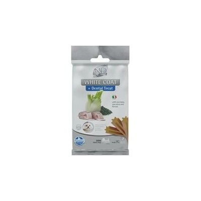 N&D WHITE Dog Dental Snack Sea Bass Mini 60 g