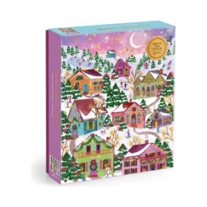 Joy Laforme Snowcap Village 1000 Piece Foil Puzzle (2025)