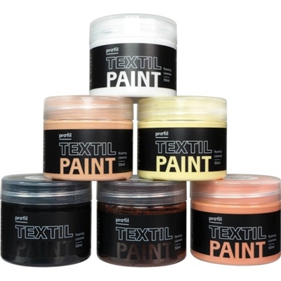 Profil Sada farieb na tmavý textil Human touch 6 x 50 ml