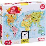 BANANA PANDA Пъзел за под Banana Panda от 168 части - Млади изследователи (33672) - ozone