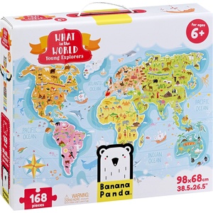 BANANA PANDA Пъзел за под Banana Panda от 168 части - Млади изследователи (33672) - ozone