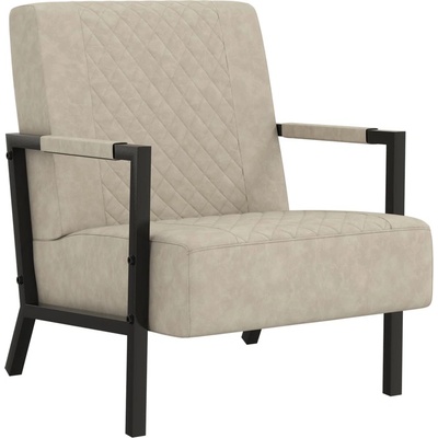 VidaXL 325755 světle šedé umělá kůže