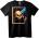 NOONEBRAND Тениска Skull с син чадър - M, White