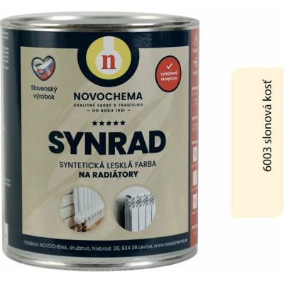 NOVOCHEMA SYNRAD syntetická lesklá barva na radiátory 5 kg 6003 Slonová kost