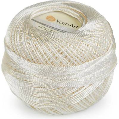 Příze háčkovací Tulip 50 g Varianta: 2 (402) krémová světlá, Balení: 6 ks 49662/121015/230880