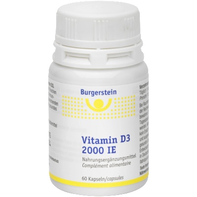 Burgerstein Vitamin D3 2.000 IE - 60 капсули