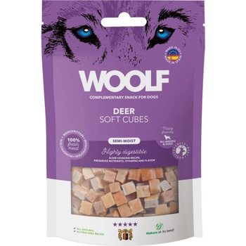 Woolf Soft Cubes Deer 100 g