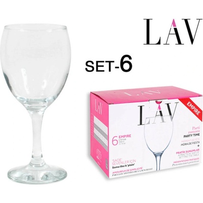 AB LINE 680535AGL Pohár na červené víno 6 x 340 ml