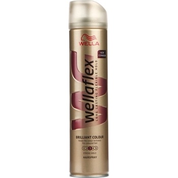 Wellaflex Brilliant Colors lak na vlasy silné spevnenie pre farbené vlasy 250 ml