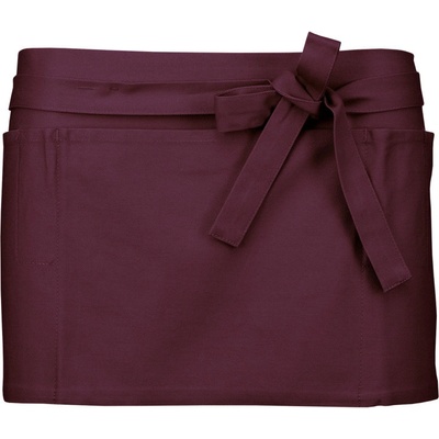 Kariban Zástěra Barman Bistro Style K886 1TE-K886-Wine-uni Vínová