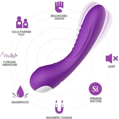 Armony Legend Vibrator Silicone Purple