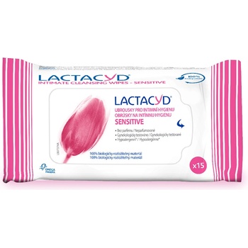 Image 1 of Lactacyd Intimate Cleansing Wipes Sensitive 15pcs